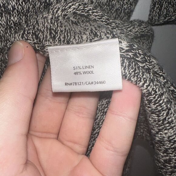 Eileen Fisher Women’s Linen Blend V Neck Tunic Knit 3/4 Sleeve Size Large - Picture 6 of 6